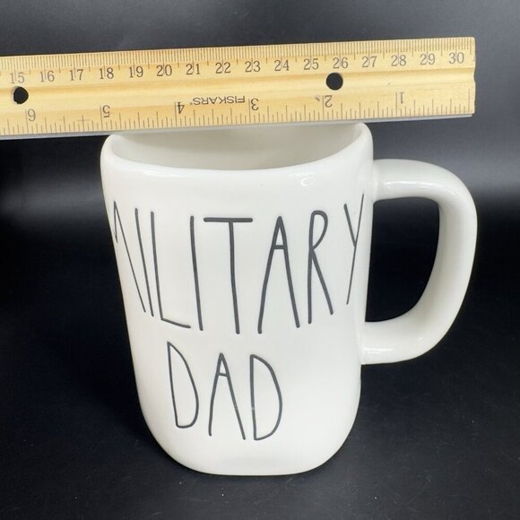 Rae Dunn By Magenta Artisan Collection Ceramic Coffee Mug Cup Military Dad Mug - Picture 4 of 12